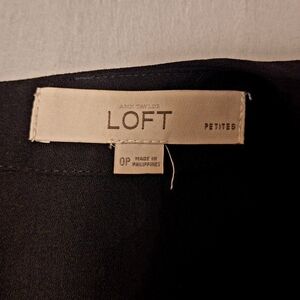 Loft black dress
